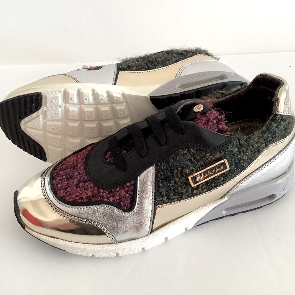 Naturino of Italy girls fashionable athletic shoe USA 2 EURO 33 NWB